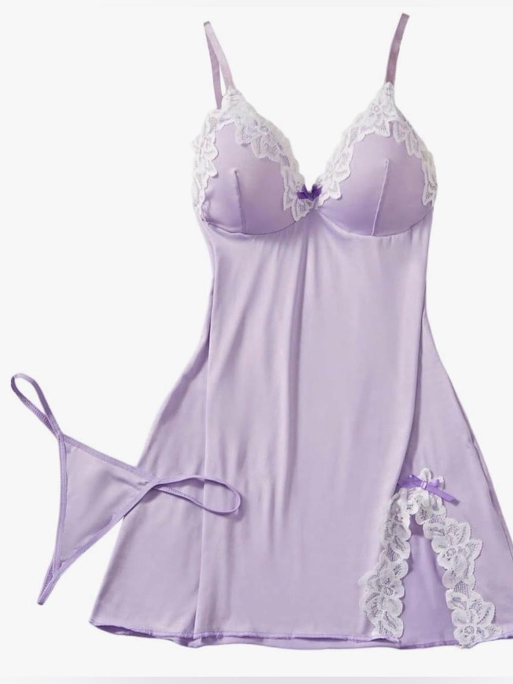 Purple lingerie